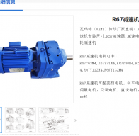 R67-194.07-Y71M2-4-0.37KW-M1-0°減速電機