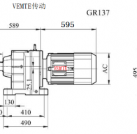 R137-Y22KW-4P-M4-0°減速機型號大全及圖紙