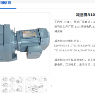 R107DRN112M4/TH/V/XHO減速電機(jī)型號解析